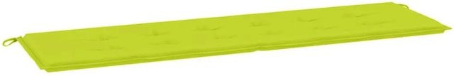 vidaXL Gartenbank-Auflage aus Polyester in Grün, wasserabweisend und atmungsaktiv, B/T/H: 180 x 50 x 3 cm - Bild 1