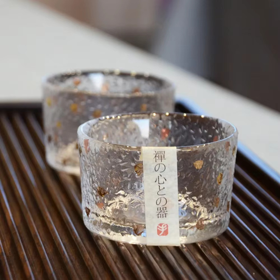 Fuji Bergglas Tasse im japanischen Stil aus hitzebeständigem Stein-Glas, transparent - Bild 2