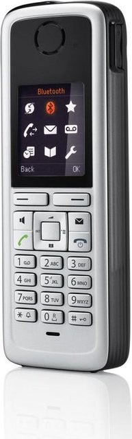 Unify OpenStage M3 Plus Schnurloses VoIP Telefon mit Bluetooth und DECT in Schwarz und Silber - Bild 1