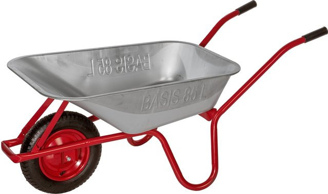Pro-Bau-Tec Gartenschubkarre Basis 85 aus Stahl mit 120 kg Tragkraft - Bild 1
