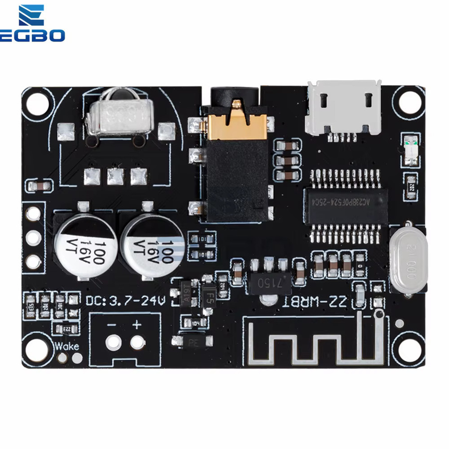 Egbo XY-WRBT Audio-Receiver-Karte mit Bluetooth 5.0 und verlustfreiem MP3-Decoder als drahtloses Stereo-Musikmodul in Schwarz - Bild 3