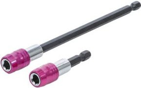 BGS Automatischer Bithalter-Satz 2-tlg. mit 6,3 mm (1/4") Abtrieb Innensechskant in Multicolor - Bild 1