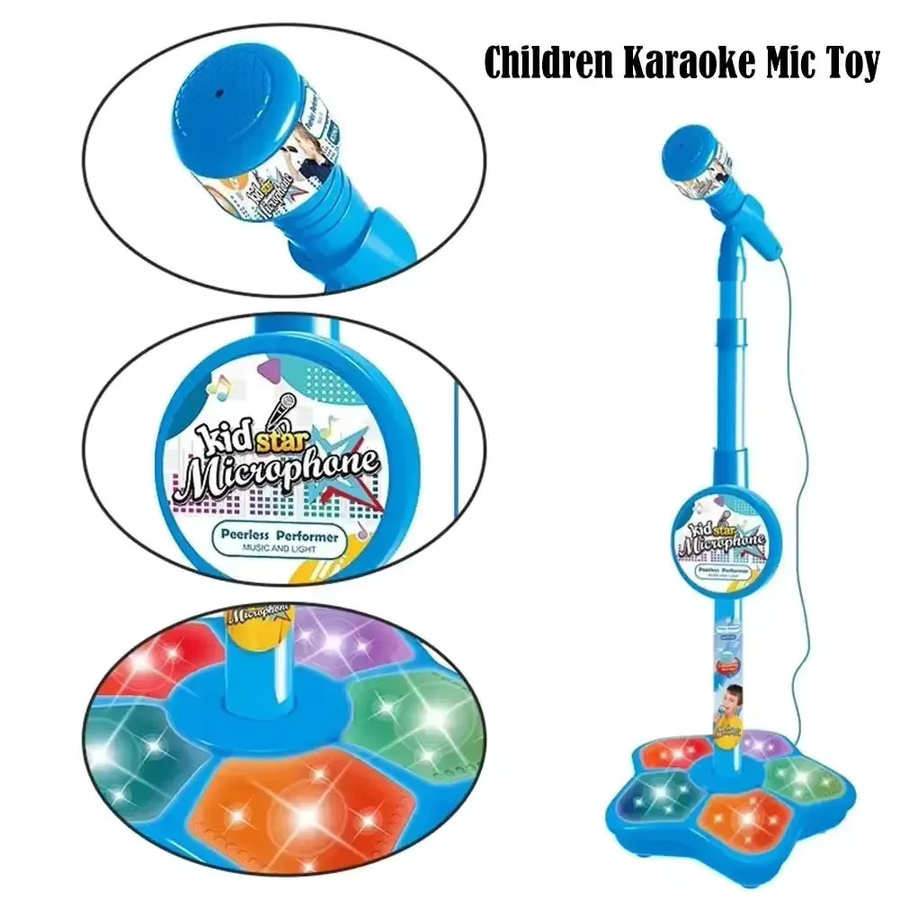 CONUSEA Kinder Mikrofon mit Ständer, Musik Instrument Spielzeug - Bild 2
