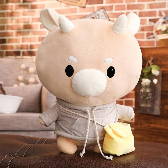 Linyi toy Was ist los Sekretärin Kim Hartes Krähen Haustierpuppe, Plüschtier, 35-40cm - Bild 1