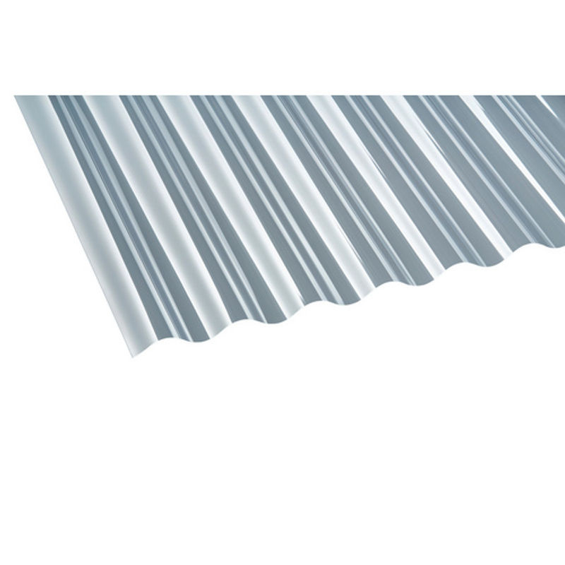 GUTTA Dachplatte Sinus 76/18 aus PET in transparent, B: 90 cm, L: 200 cm, H: 0,8 cm - Bild 2