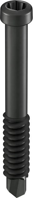 GS Terrassen Bohrschraube für Dielenclips aus Metall, Schwarz, 100 Stück, Durchmesser: 4,8 mm, Länge: 38 mm - Bild 1