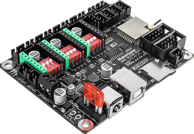 Makerbase MKS DLC32 V2.1 32Bit Laser Gravur Maschine Control Board mit Wi-Fi und Unterstützung für 20W/40W Laser Module in Schwarz - Bild 1