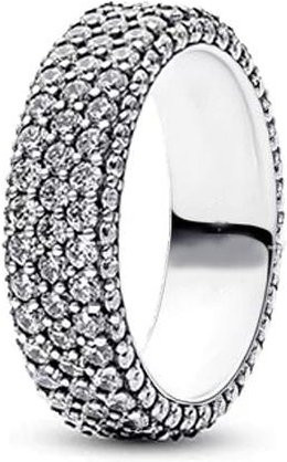 POMOiii Ring 925 Silber, Roségold, Zirkonia, Damen - Bild 1