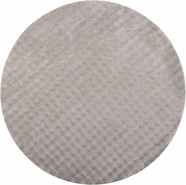Runder Bereichsteppich vidaXL SIROLO in Sand aus Polyester, Durchmesser: 200 cm - Bild 1