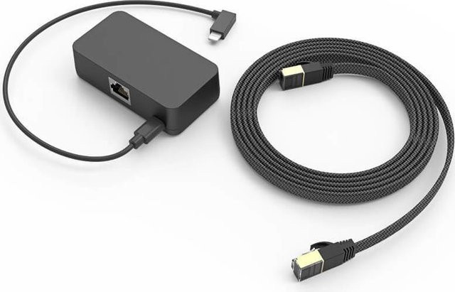 Heckler Gigabit Ethernet und Power Over Ethernet Upgrade Kit für Zoom Rooms Console in Schwarz mit Cat.7 Rohkabel und USB Micro B zu Lightning Kabel (T272) - Bild 1
