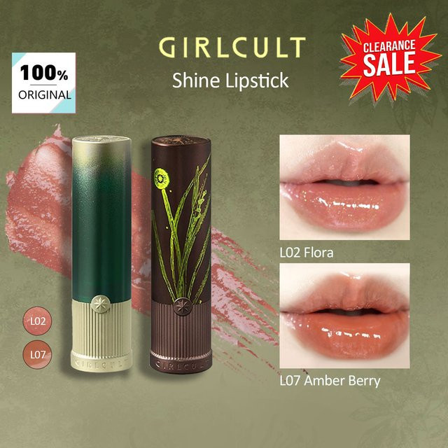 Girlcult Shine Lippenstift L02&L07, Glänzend - Bild 1