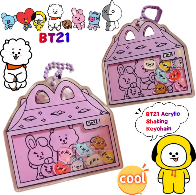 LINE FRIENDS BT21 Chimmy Koya Shooky Tata Cooky Shake Schlüsselanhänger, Zubehör - Bild 1