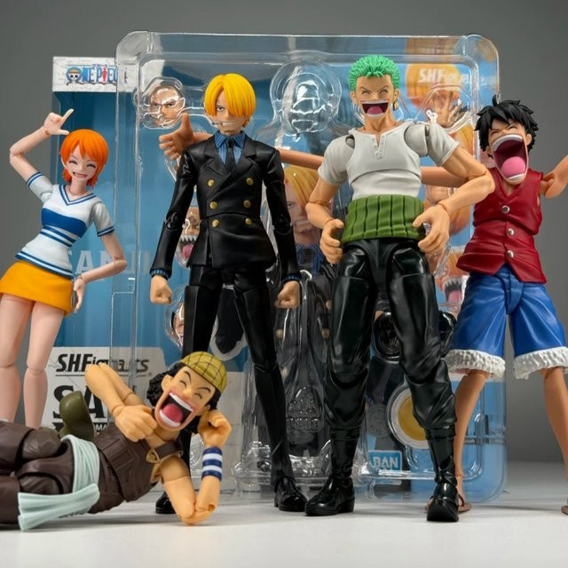 Bandai One Piece Romance Dawn Usopp Nami Roronoa Zoro Sanji, Actionfigur - Bild 1