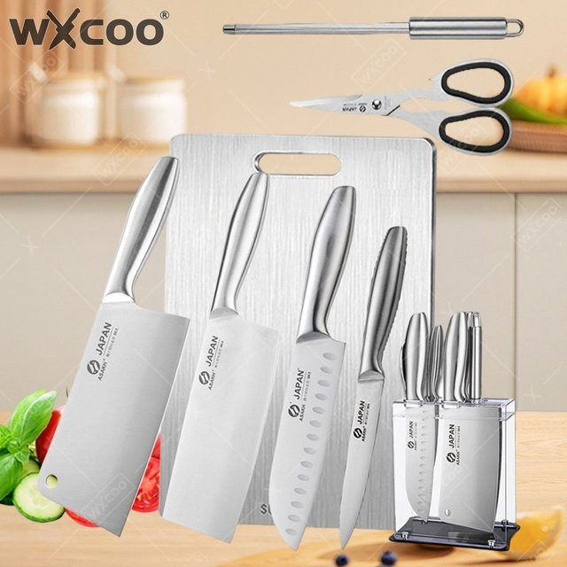 WXCOO Ausbeinmesser aus Edelstahl in Silber mit Hohlgriff für die professionelle Küche - Bild 1