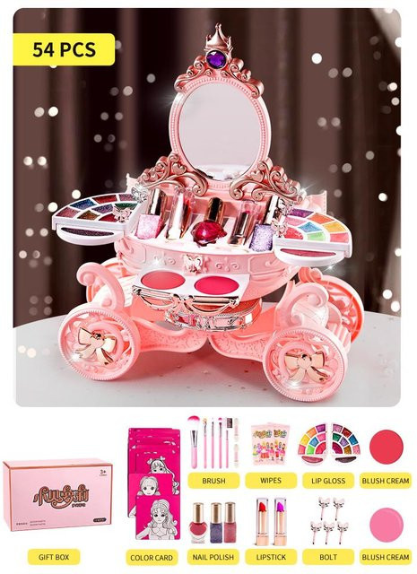 Binchi Kosmetik Set, Make-Up Spielzeug, Nagellack, Lippenstift, weiß - Bild 1