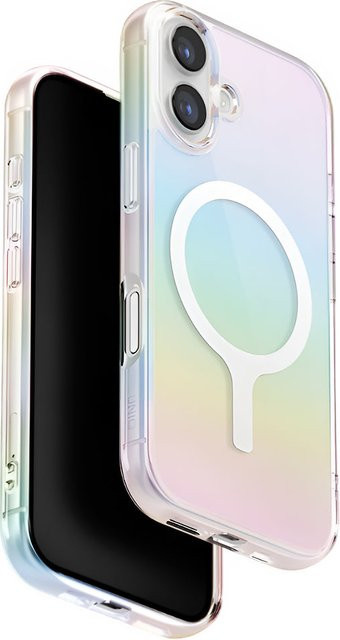 UNIQ Iridescia MagClick MagSafe Hülle für Apple iPhone 17, Mehrfarbig - Bild 1