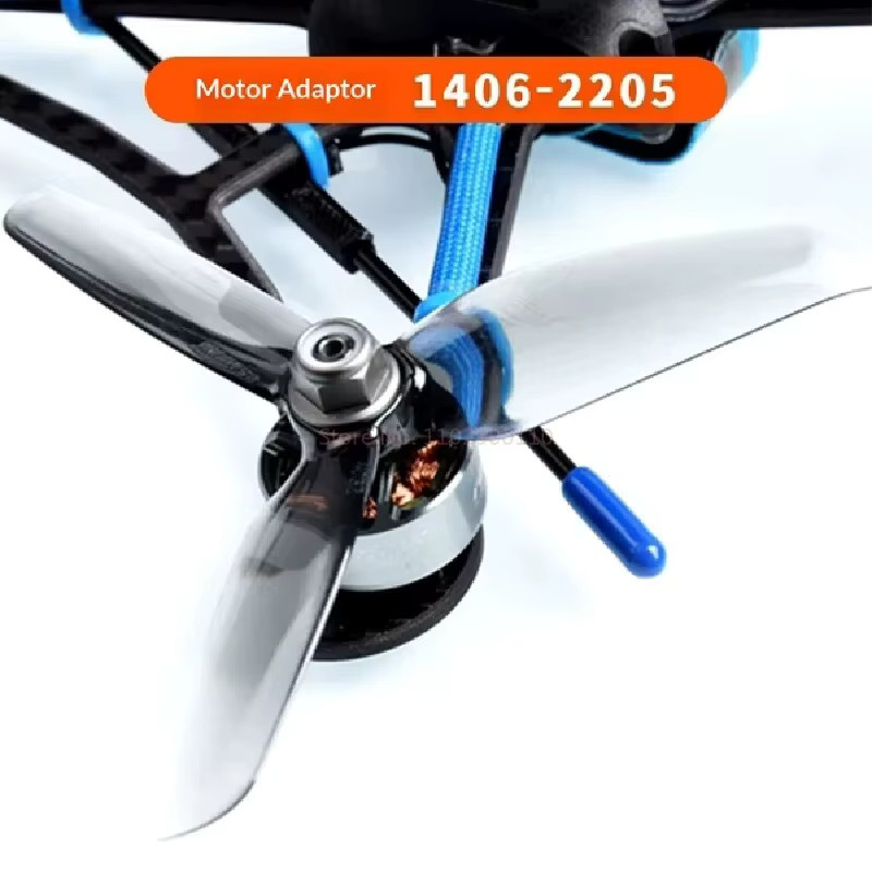 Gemfan 4032 Tri-Blade-Propeller 2 Paar in Gelb mit 5mm Bohrung für 1407 1507 Motoren 4 Zoll FPV-Renndrohnen CW/CCW - Bild 4