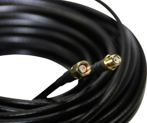 Wittenberg Antennen Antennenkabel Schwarz, Länge: 5 m, SMA-Buchse zu SMA-Stecker, P-102917 - Bild 1