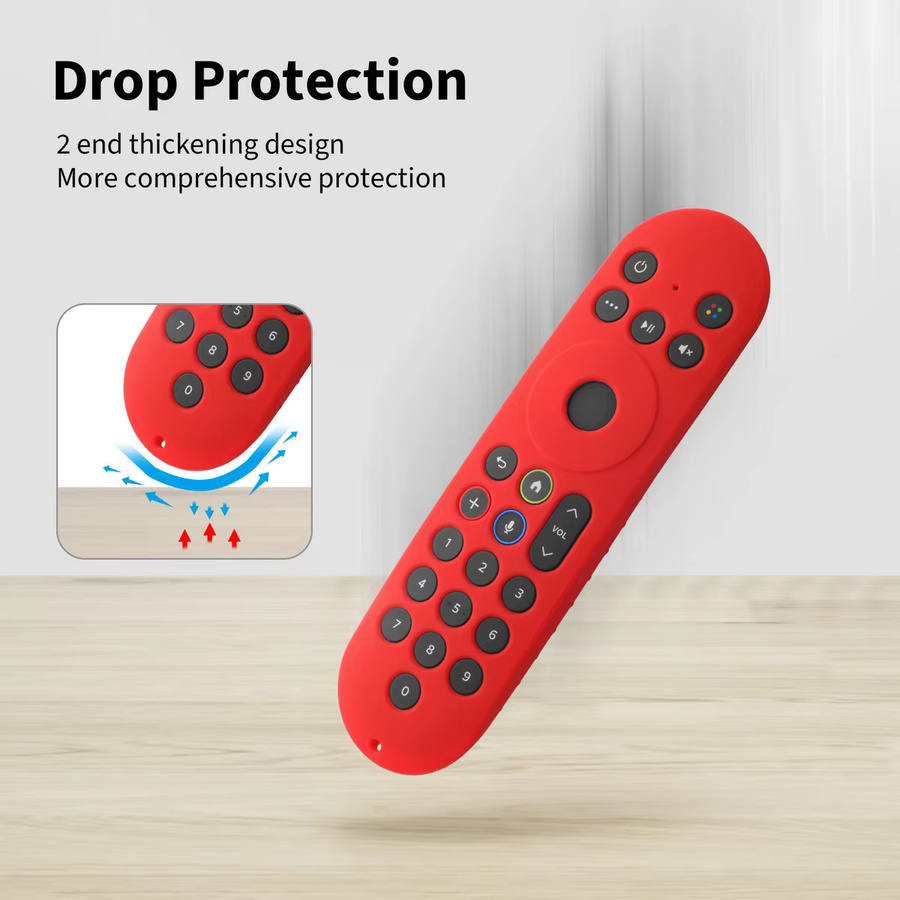 Silikon-Schutzhülle für XUMO xr100 Streaming TV Box Fernbedienung in Rot oder Lila - Bild 2