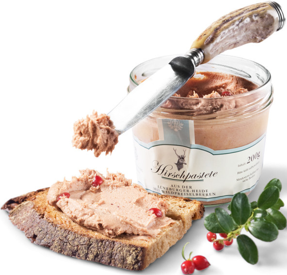 Dallmayr Hirschpastete mit Wildpreiselbeere 200 g - Bild 1