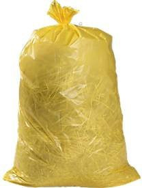 Deiss Abfallsäcke Universal HDPE Gelb 120 l - Bild 1