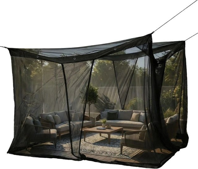 Sekey Moskitonetz Pavillon Insektenschutz für Garten und Outdoor B/T/H: 350 x 250 x 250 cm - Bild 1