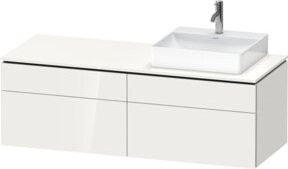 Duravit Waschtischunterschrank L-Cube in Weiß, B/T/H: 142 x 55 x 48,2 cm - Bild 1