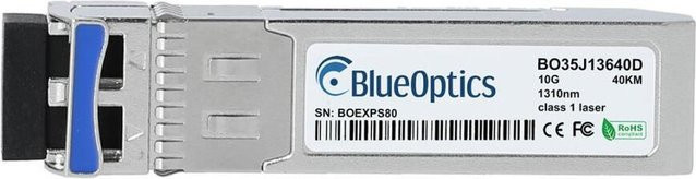 Alaxala AX-F0110-3P1EX BlueOptics SFP+ Transceiver, LC-Duplex, 10GBASE-ER, Singlemode Fiber, 1310nm, 40KM, DDM, Farbe: Silber - Bild 1