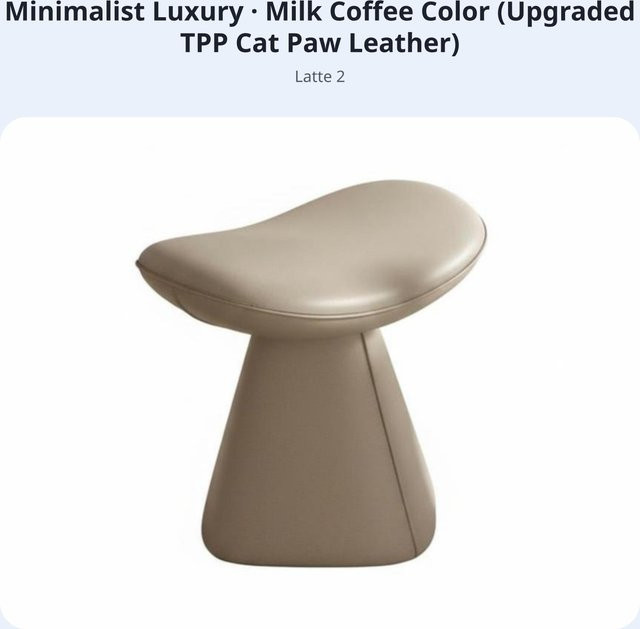 Multifunktionaler Sattelhocker von Binchi Outdoor Product in Beige mit Polsterung und Holzrahmen für Schlafzimmer und Eingangsbereich - Bild 1