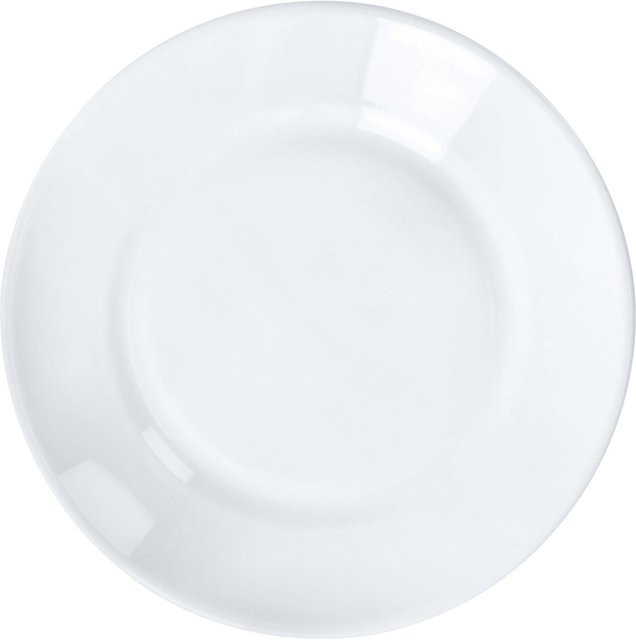Arcoroc Speiseteller flach, weiß, rund, Durchmesser: 19,5 cm, 24 Stück Packung - Bild 1