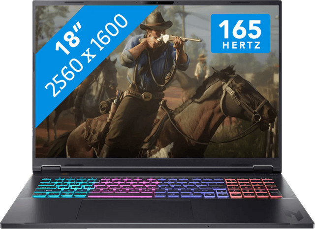 Acer Nitro 18 AI Gaming Notebook obsidian black, 45,72 cm (18"), AMD Ryzen AI 7, 16 GB RAM, 1000 GB SSD, Windows 11 - Bild 1