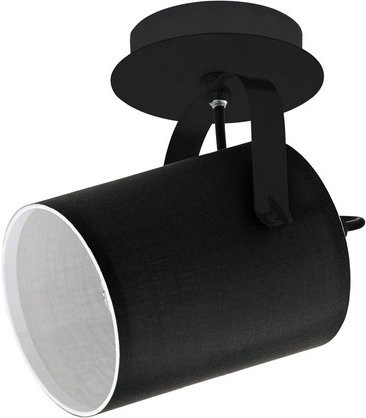 Eglo Wandlampe Villabate Spot aus Stahl in Schwarz und Weiß - Bild 1