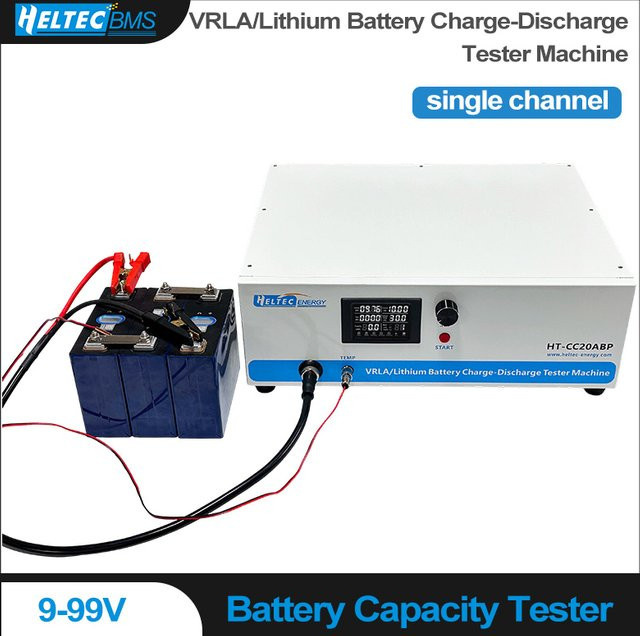 Heltec 9-99V Lithium-Batterie Lade- und Entladetestgerät für Lithium- und Blei-Säure-Batterien in Weiß - Bild 1