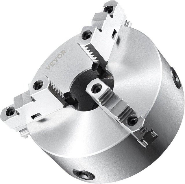 Buying Solutions MB Selbstzentrierendes 3-Backen-Drehfutter 10 Zoll für Drehmaschinen, Spannbereich 6-250 mm, Farbe Silber - Bild 1