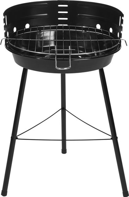 GRILLMEISTER Holzkohle-Rundgrill Kettle aus verchromtem Stahl - Bild 1