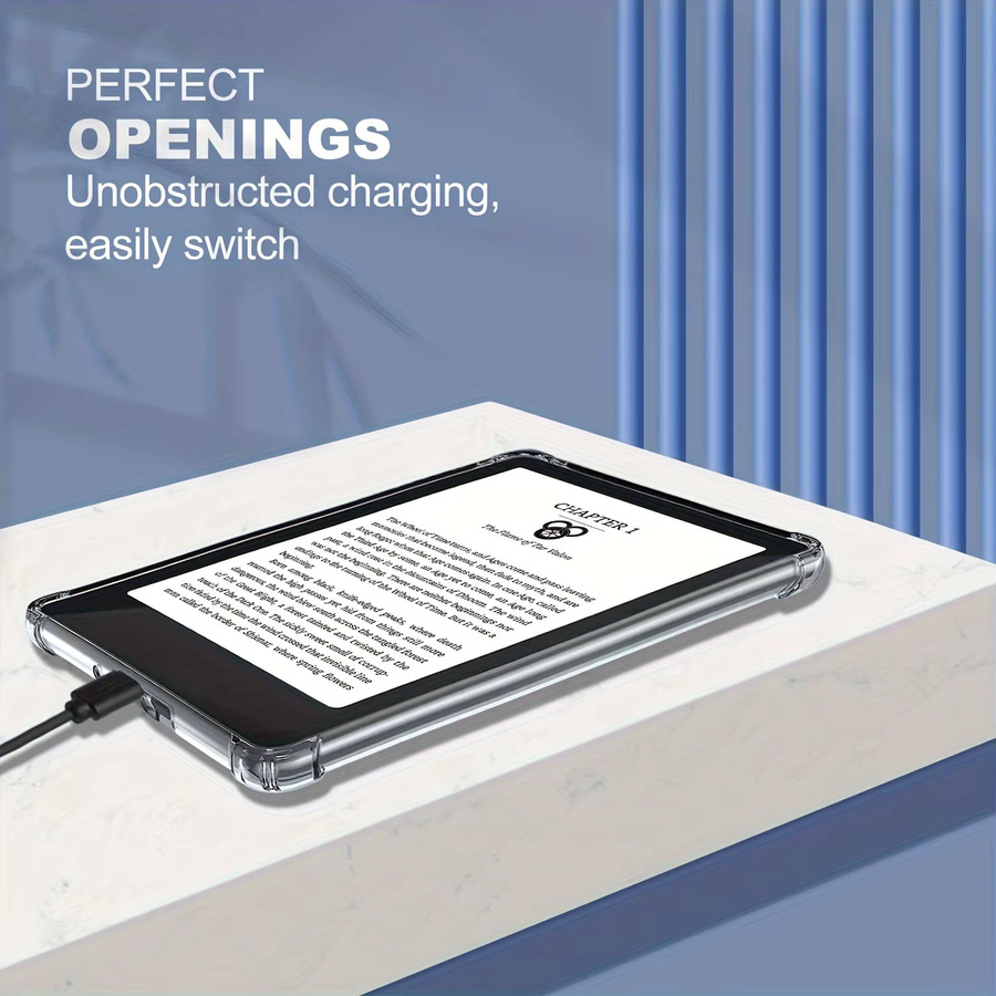 DZSWYCASE Ultradünne TPU-Softcover Schutzhülle für Kindle (11., 10. und alle Generationen von Paperwhite 1 bis 6), Transparent - Bild 5