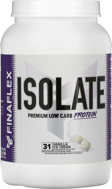 Finaflex, Getränkepulver, Isolat, Premium Low-Carb Protein, Vanilleeis, 904 g - Bild 1
