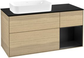 V&B Waschtischunterschrank Finion in Eichenfurnier, Braun, B: 120 cm, T: 60 cm - Bild 1