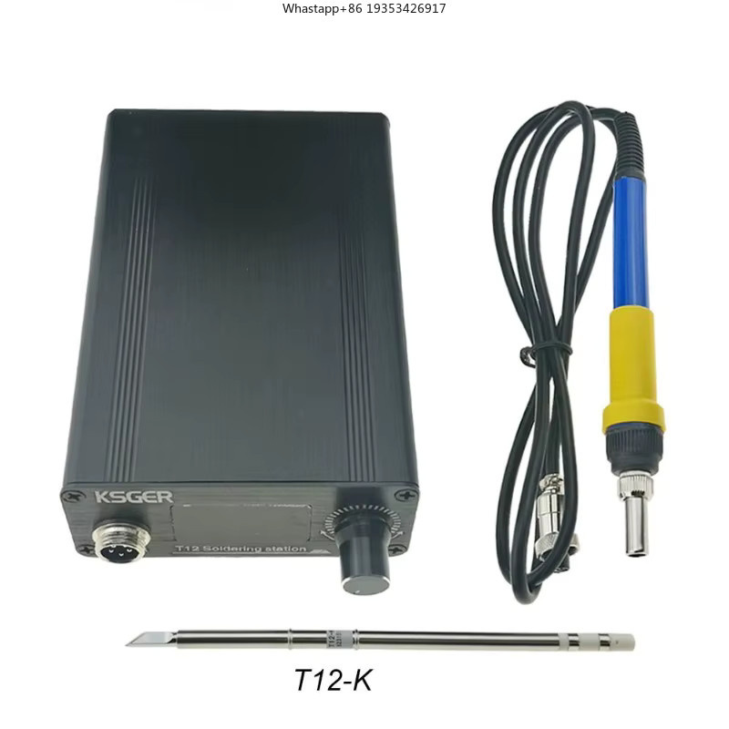 KSGER T12 Lötstation mit STM32 OLED Digitalanzeige und einstellbarer Temperatur in Schwarz - Bild 3