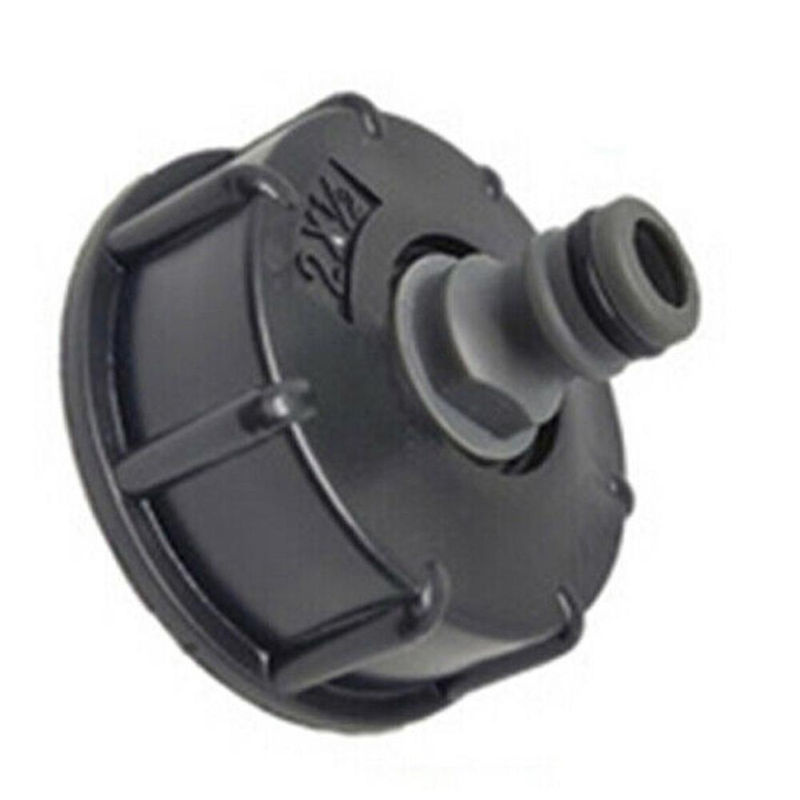 TOMTOP JMS IBC-Tank-Adapter mit 2-Zoll-Anschluss und Sicherheitsventil in Schwarz - Bild 7