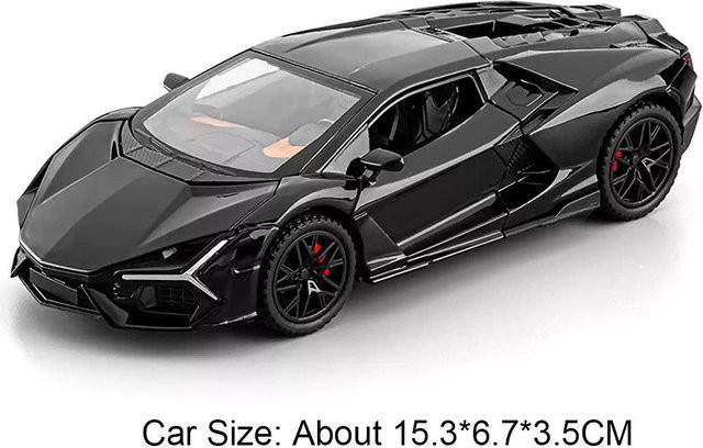 Linyi toy car Revuelto V12 Supercar Modell, 1:32, mit Licht und Geräusch, ab 14 Jahren - Bild 1