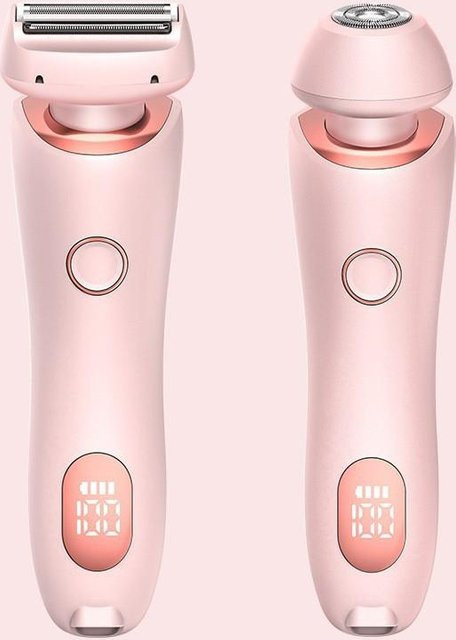 2 in 1 Bikini Trimmer Rasierer für Damen, rosa - Bild 1