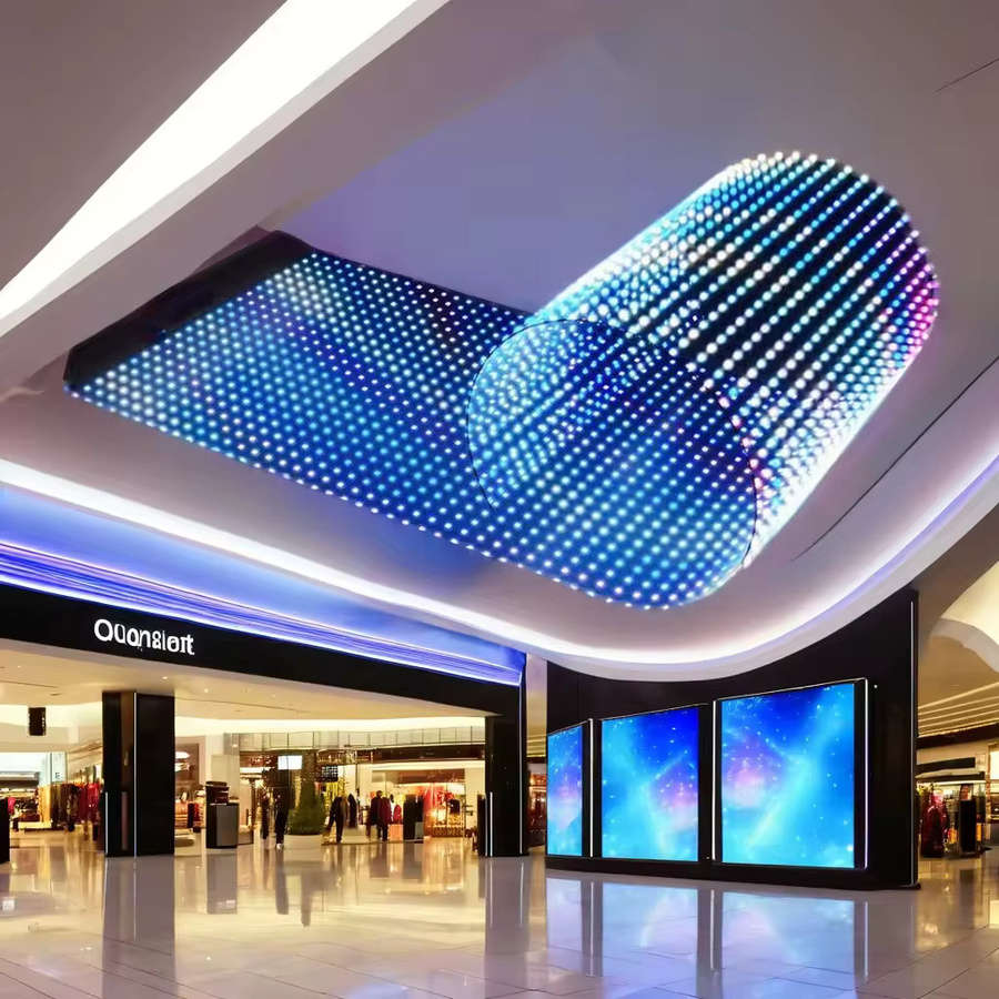 OIMG Transparenter LED-Film für Glas als weicher Werbe-LED-Bildschirm - Bild 2