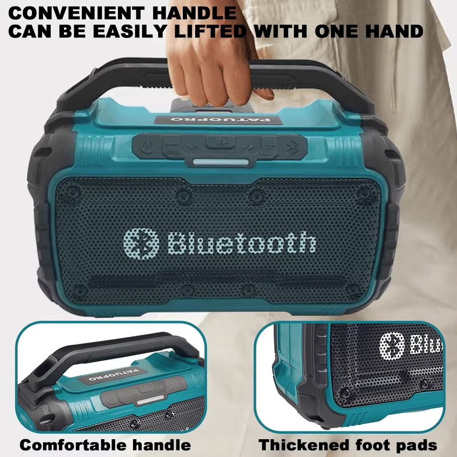 Makita Bluetooth Akku-Lautsprecher mit Surround-Subwoofer und Zweikanal-Technik (ohne Akku) - Bild 5