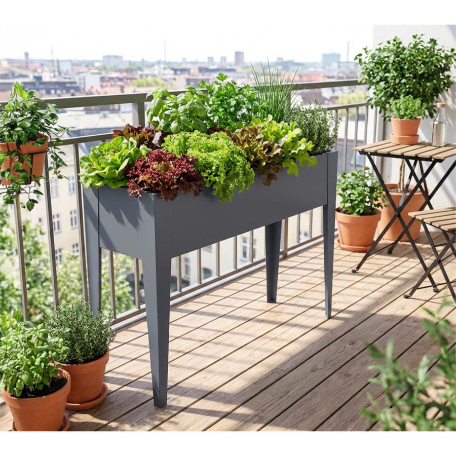 Westmann Hochbeet Vendura L Anthrazit B/T/H: 109 x 40 x 80 cm - Bild 2