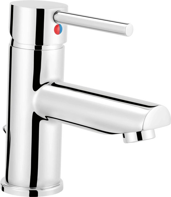 baliv Waschtischarmatur WT-5150 Einhebelmischer mit Pop-up-Abfluss in Chrom - Bild 1