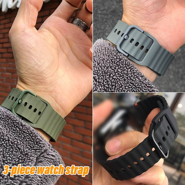 Samsung Galaxy Uhrenarmband, Silikon, Weiß - Bild 1