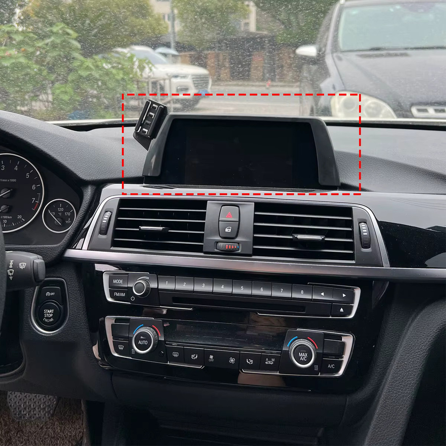Magnetische kabellose Autotelefon-Halterung für BMW 3er (2012–2019) mit 6,5 Zoll Display, Schwarz - Bild 2