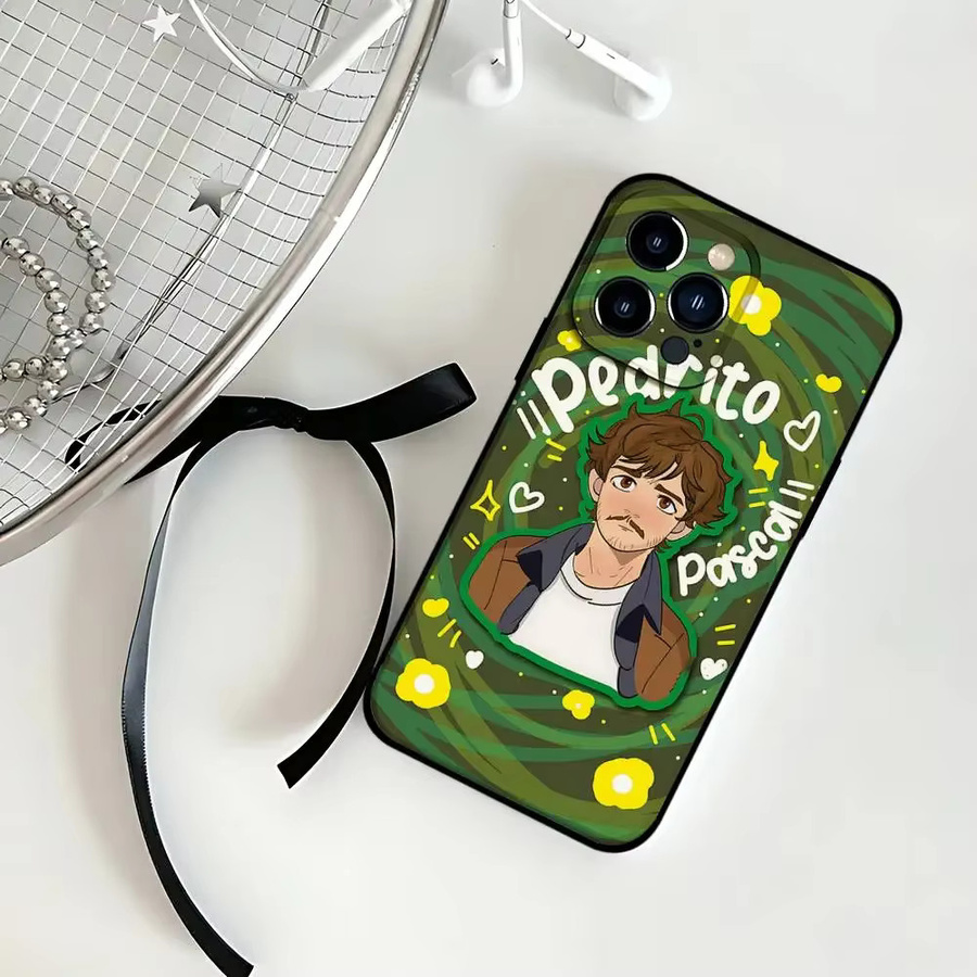 Pedro Pascal Handyhülle in Schwarz passend für verschiedene Apple iPhone Modelle - Bild 2