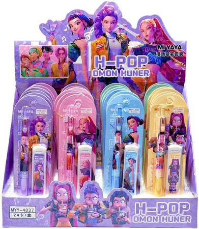 Yiran toy 1 Mechanischer Bleistift K-Pop Dämonenjäger Design mit bruchfesten HB Minen in Multicolour